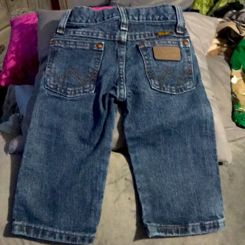 Baby Boys Wrangler Western jeans, size 12 months
